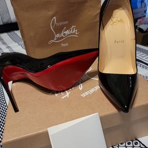 So Kate 120 Louboutin Black patent leather Pumps size 40